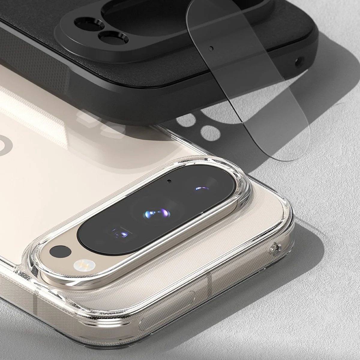 Ringke Achtercamera Beschermfolie voor Google Pixel 10 Pro XL, Gehard Glas, Set van 2 Stuks, Transparant