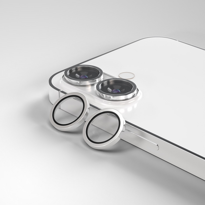 Achtercamera Beschermfolie Etteri voor Apple iPhone 17, Gehard Glas, Wit
