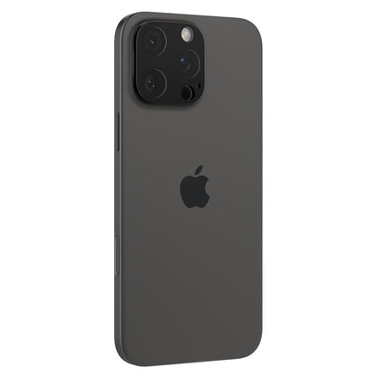 Spigen Optik Beschermfolie voor Achtercamera van Apple iPhone 15 Pro Max / 15 Pro, Glasbeschermd, Volledig gelijmd, Set 2 stuks, Zwart AGL05273 