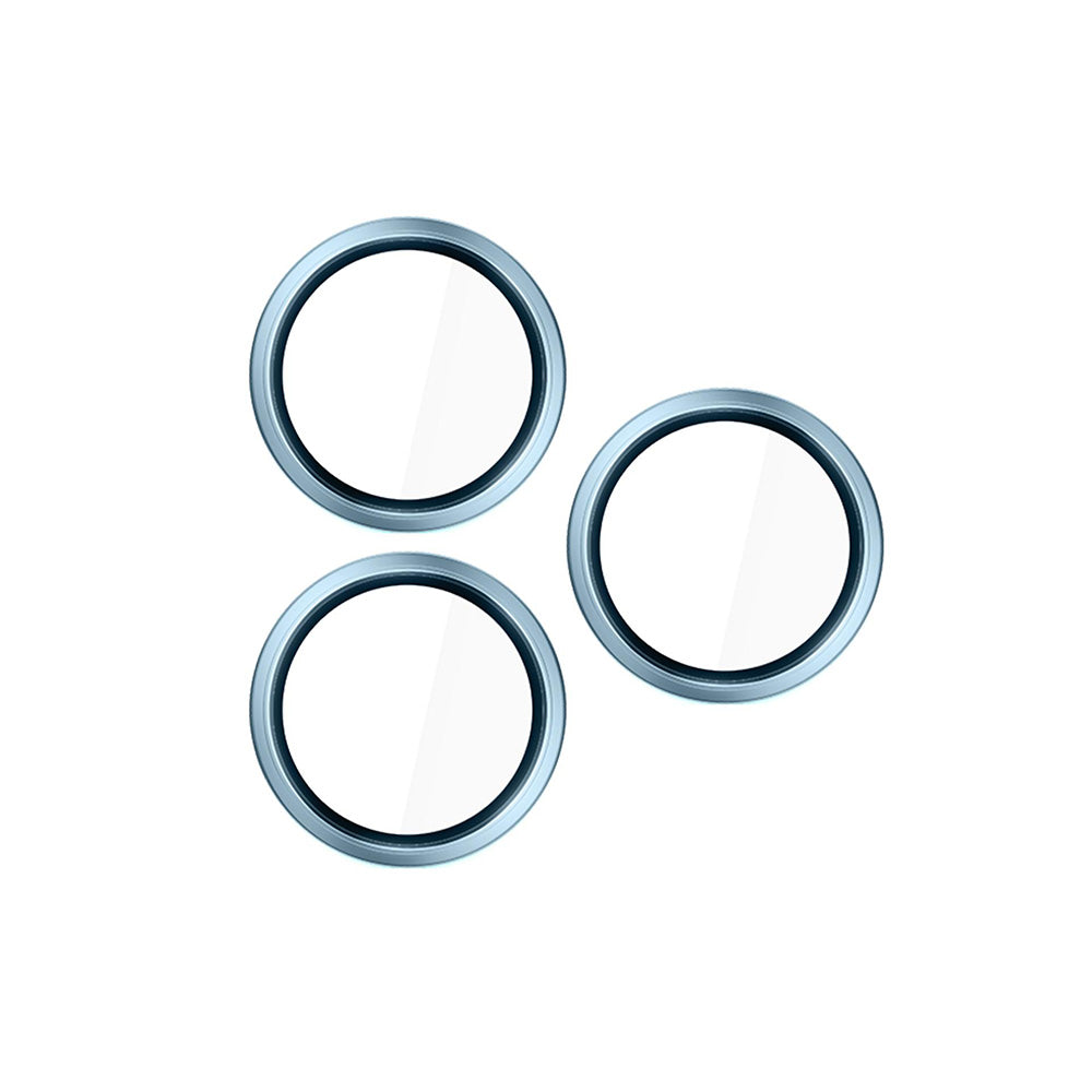 Beschermfolie Achtercamera 3MK Hardy Protection Pro voor Apple iPhone 17 Pro Max / 17 Pro, Gehard Glas, Blauw