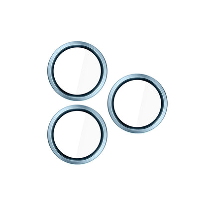 Beschermfolie Achtercamera 3MK Hardy Protection Pro voor Apple iPhone 17 Pro Max / 17 Pro, Gehard Glas, Blauw