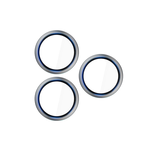 Beschermfolie Achtercamera 3MK Hardy Protection Pro voor Apple iPhone 17 Pro Max / 17 Pro, Gehard Glas, Beige