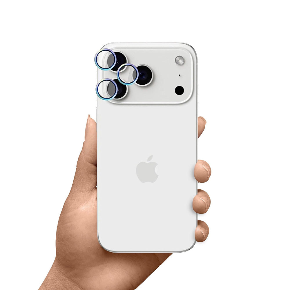 Beschermfolie Achtercamera 3MK Hardy Protection Pro voor Apple iPhone 17 Pro Max / 17 Pro, Gehard Glas, Multikleur