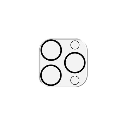 3MK Pro Full Cover Achtercamera Beschermfolie voor Apple iPhone 16 Pro Max / 16 Pro, Gehard Glas, Zwart