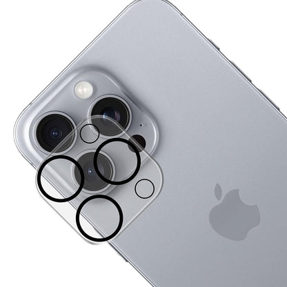 Beschermfolie Achtercamera 3MK Pro Full Cover voor Apple iPhone 17 Pro, Gehard Glas, Zwart