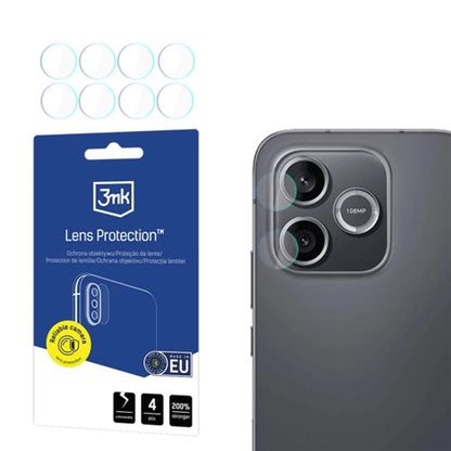 Beschermfolie Achtercamera 3MK Protection voor Honor 600 Lite, Gehard Glas, Set van 4 stuks, Transparant