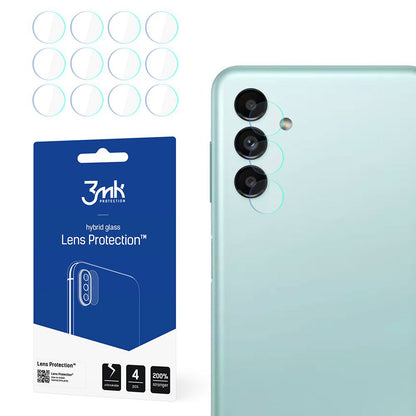 3MK Protection Achtercamera Beschermfolie voor Samsung Galaxy A13 5G A136, Flexibel Glas, Set van 4 Stuks, Transparant