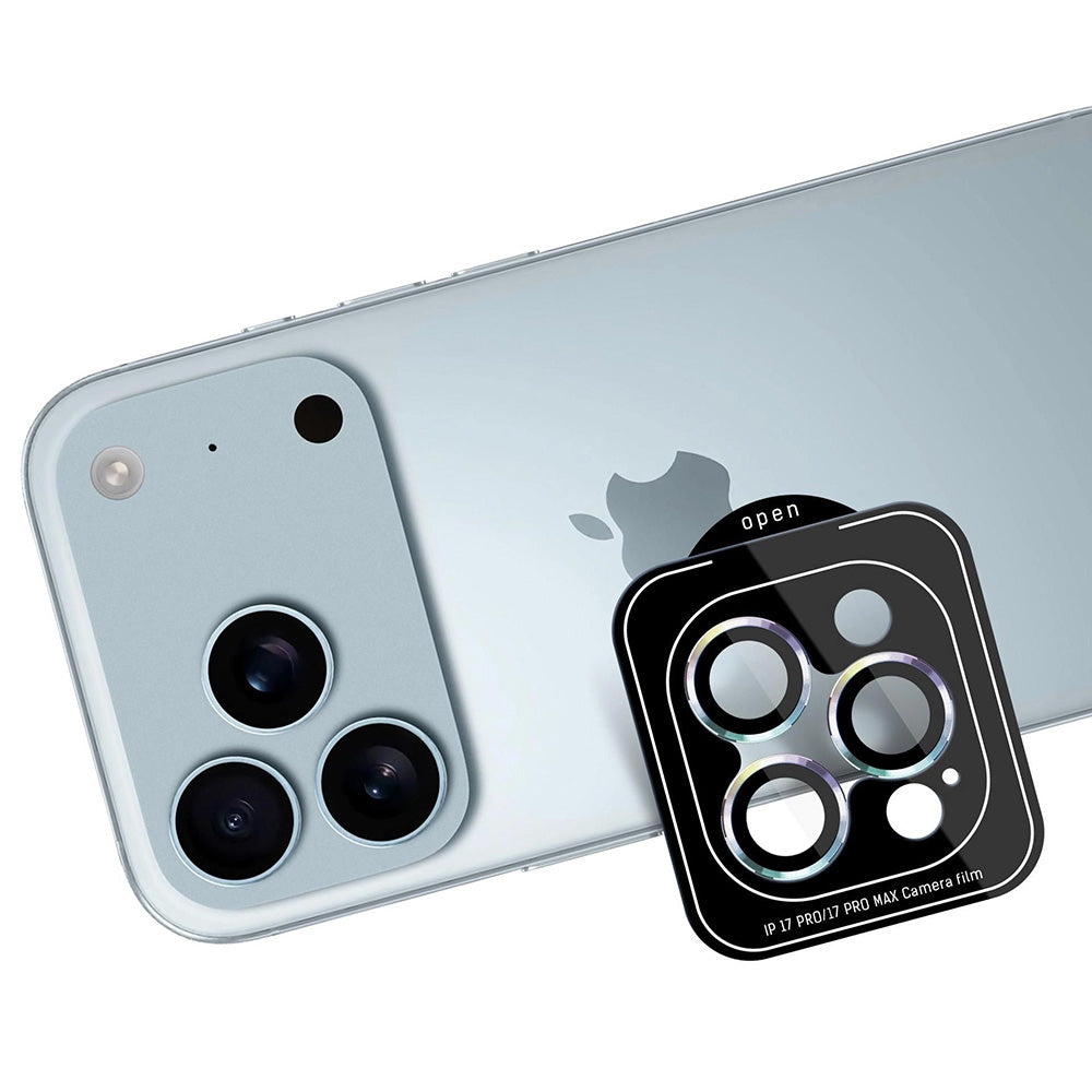 Beschermfolie Achtercamera 3MK Protection Pro voor Apple iPhone 17 Pro Max / 17 Pro, Gehard Glas, Multikleur