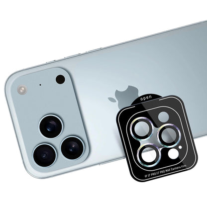 Beschermfolie Achtercamera 3MK Protection Pro voor Apple iPhone 17 Pro Max / 17 Pro, Gehard Glas, Multikleur