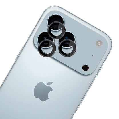Beschermfolie Achtercamera 3MK Protection Pro voor Apple iPhone 17 Pro Max / 17 Pro, Gehard Glas, Zwart
