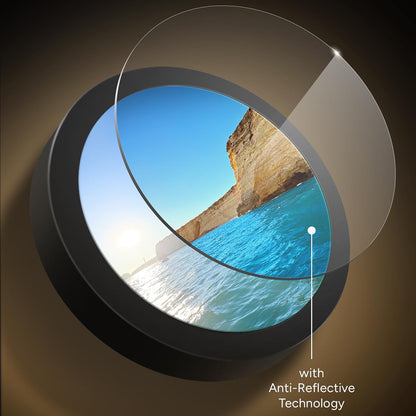 Beschermfolie Achtercamera 3MK Protection Pro voor Apple iPhone 17 Pro Max / 17 Pro, Gehard Glas, Zwart
