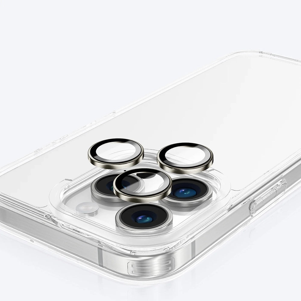Anank AR Achtercamera Beschermfolie voor Apple iPhone 16 Pro Max / 16 Pro, Gehard Glas, Zilver