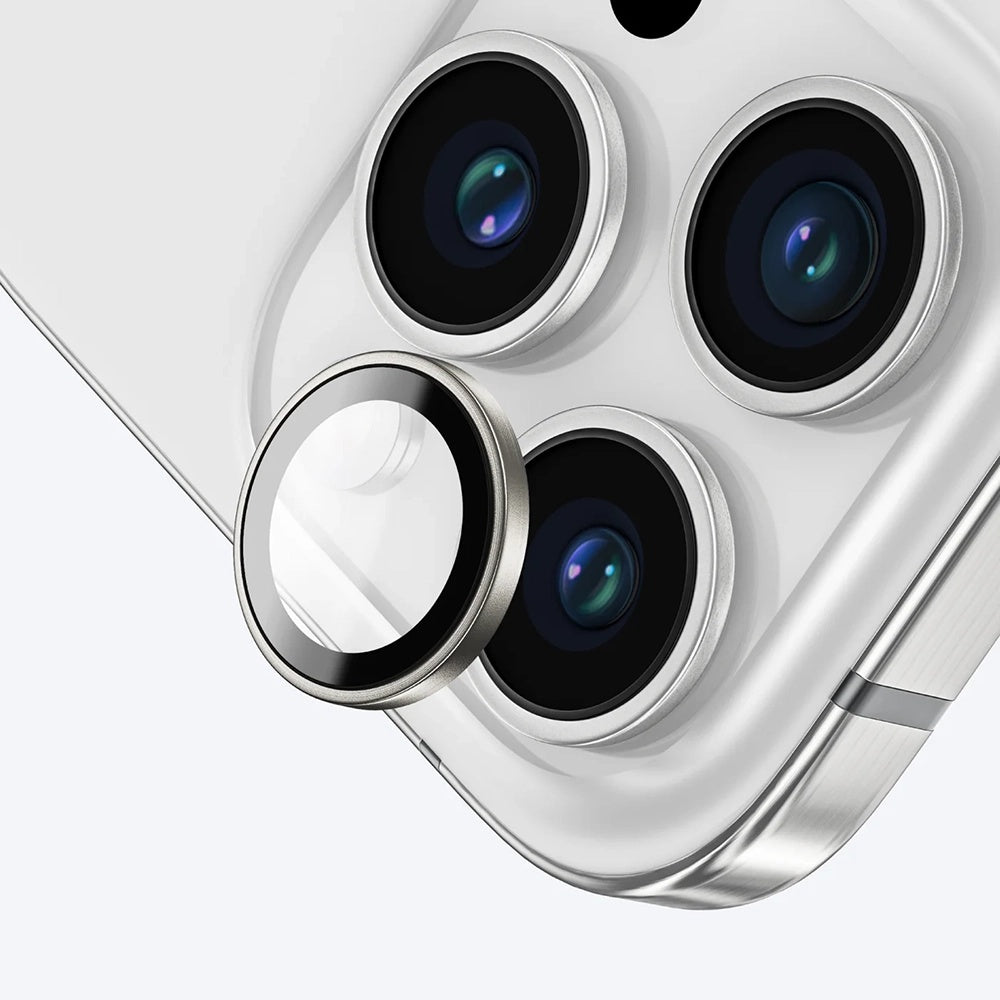 Anank AR Achtercamera Beschermfolie voor Apple iPhone 16 Pro Max / 16 Pro, Gehard Glas, Zilver