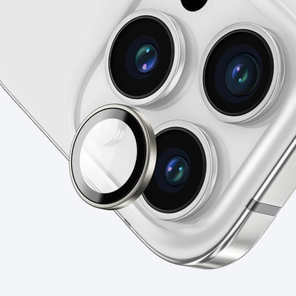 Anank AR Achtercamera Beschermfolie voor Apple iPhone 16 Pro Max / 16 Pro, Gehard Glas, Zilver