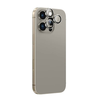 Beschermfolie Achtercamera Anank AR voor Apple iPhone 16 Pro Max / 16 Pro, Gehard Glas, Metallic Grijs
