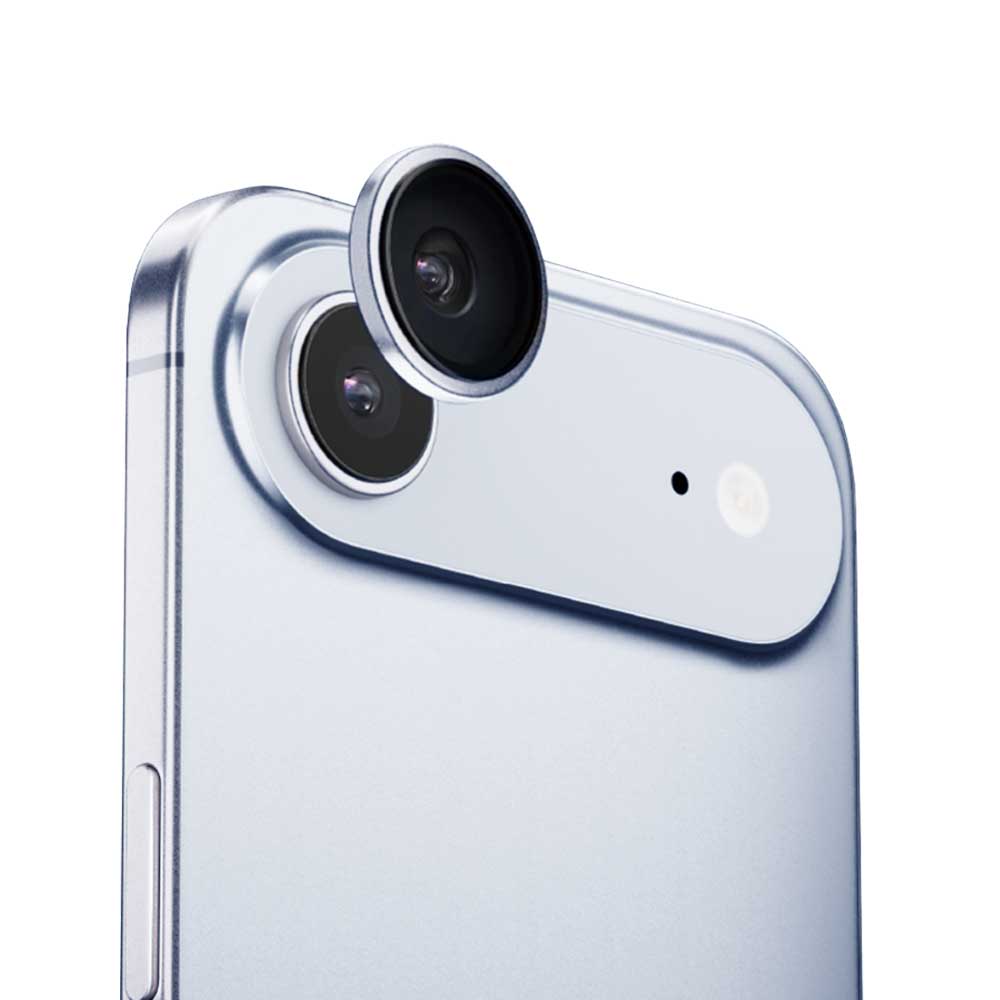 Beschermfolie Anank AR voor de achtercamera van Apple iPhone 17 Air, Gehard Glas, Blauw