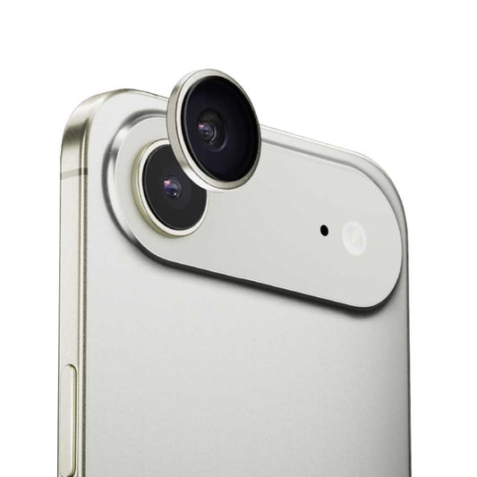 Beschermfolie Anank AR Achtercamera voor Apple iPhone 17 Air, Gehard Glas, Goudkleurig