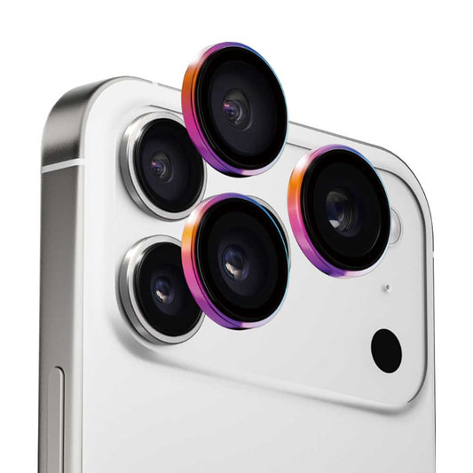 Beschermfolie Anank AR Achtercamera voor Apple iPhone 17 Pro Max / 17 Pro, Gehard Glas, Meerkleurig