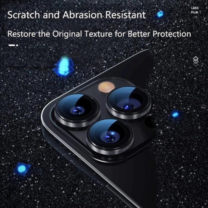 Blueo 99 Anti-Reflectieve HD Achtercamera Beschermfolie voor Apple iPhone 16 Pro Max / 16 Pro, Gehard Glas, Zilver