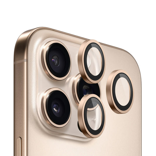 Blueo 99 Anti-Reflectieve HD Achtercamera Beschermfolie voor Apple iPhone 16 Pro Max / 16 Pro, Gehard Glas, Brons