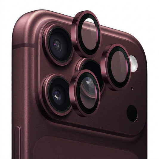 Blueo 99 Anti-Reflective HD-beschermfolie voor de achtercamera van Apple iPhone 18 Pro / 18 Pro Max, gehard glas, bordeauxrood