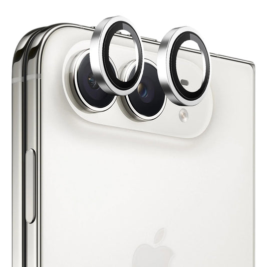 Blueo 99 Anti-Reflective HD-beschermfolie voor de achtercamera van Apple iPhone Duo, gehard glas, zilverkleurig