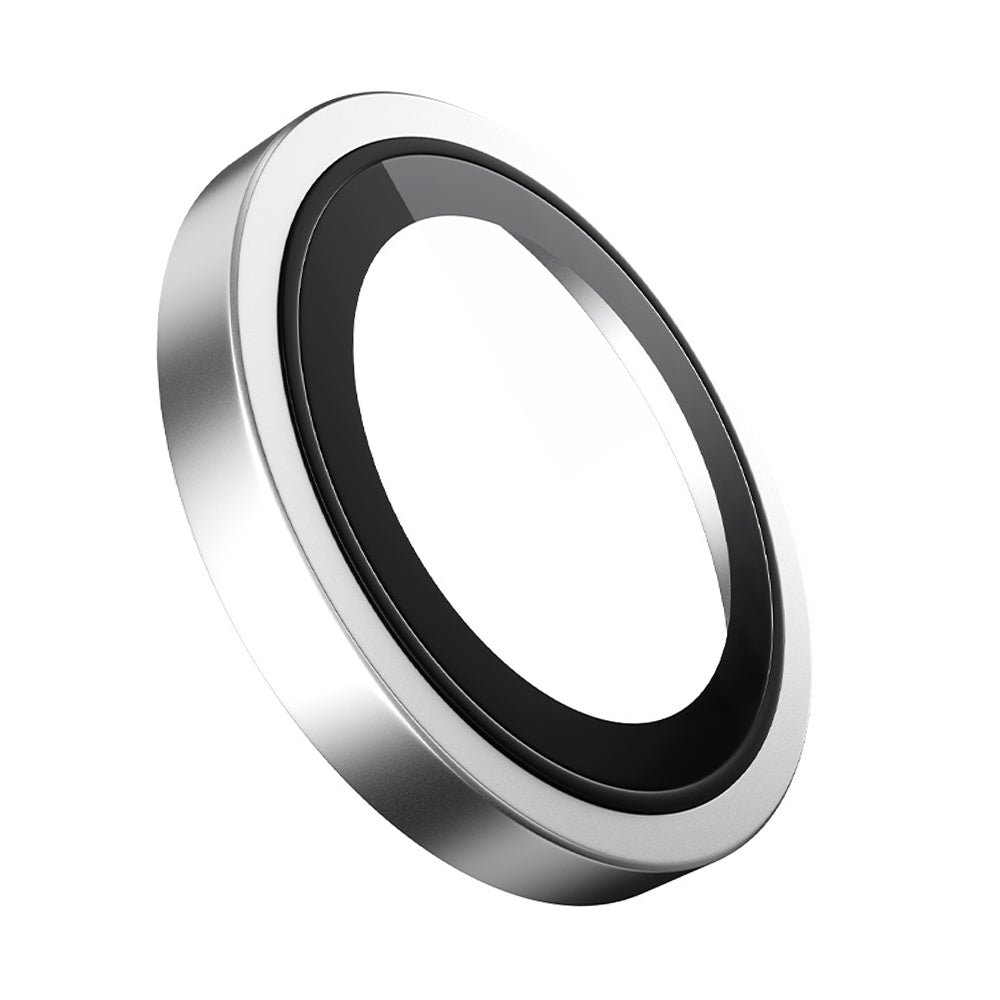 Beschermfolie Achtercamera Blueo Metal Frame voor Apple iPhone 17 Air, Gehard Glas, Zilverkleurig