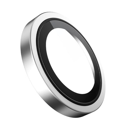 Beschermfolie Achtercamera Blueo Metal Frame voor Apple iPhone 17 Air, Gehard Glas, Zilverkleurig