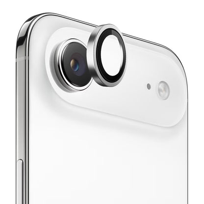 Beschermfolie Achtercamera Blueo Metal Frame voor Apple iPhone 17 Air, Gehard Glas, Zilverkleurig