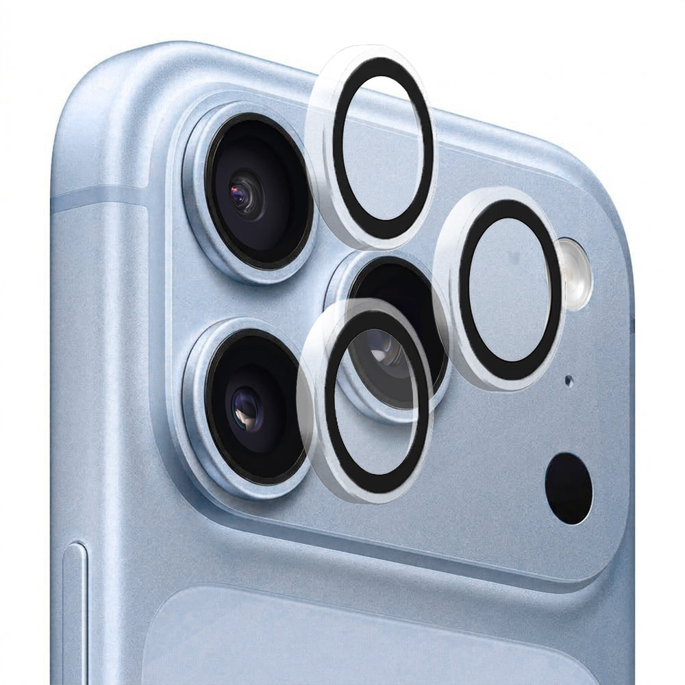 Blueo Metal Frame-beschermfolie voor de achtercamera van Apple iPhone 18 Pro / 18 Pro Max, gehard glas, transparant
