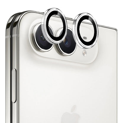 Blueo Metal Frame-beschermfolie voor de achtercamera van Apple iPhone Duo, gehard glas, transparant