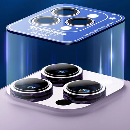 Blueo Sapphire Crystal Achtercamera Beschermfolie voor Apple iPhone 14 Pro Max / 14 Pro, Gehard Glas, Multicolor