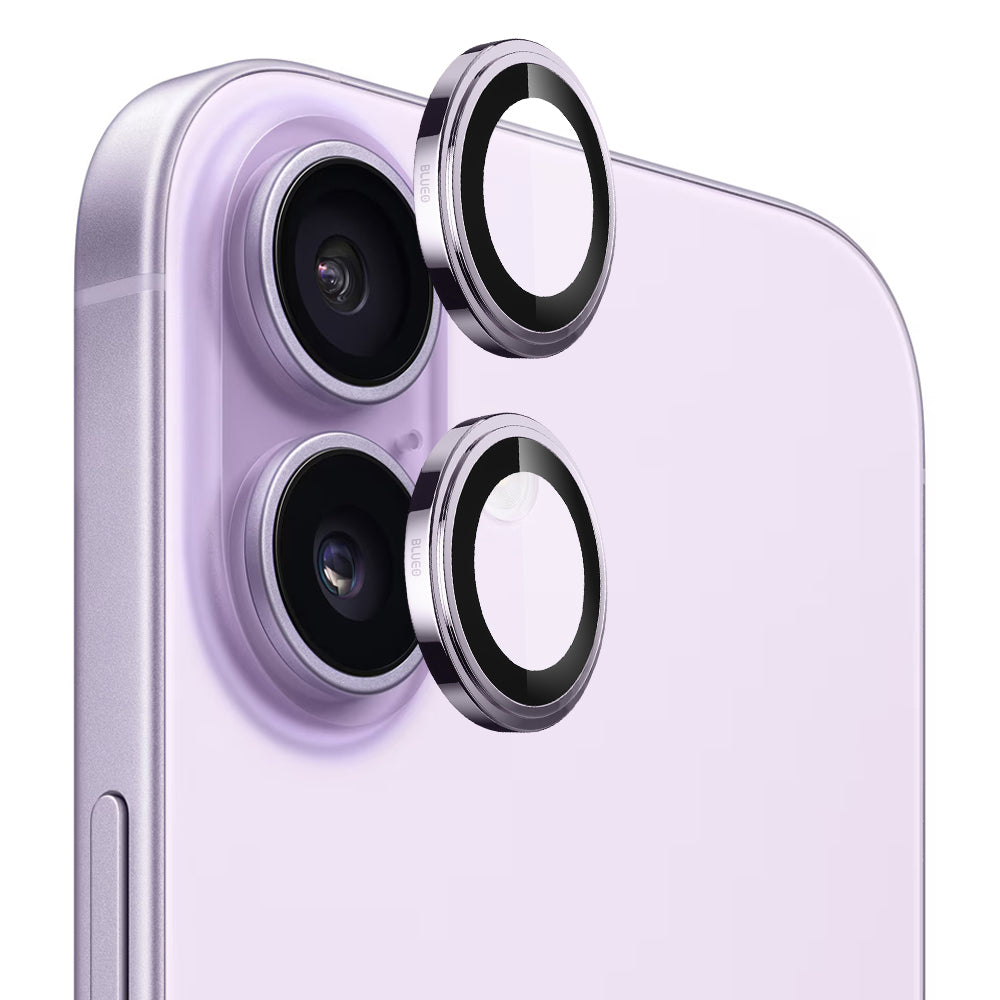 Beschermfolie Blueo Sapphire Crystal voor Apple iPhone 17, Gehard Glas, Paars