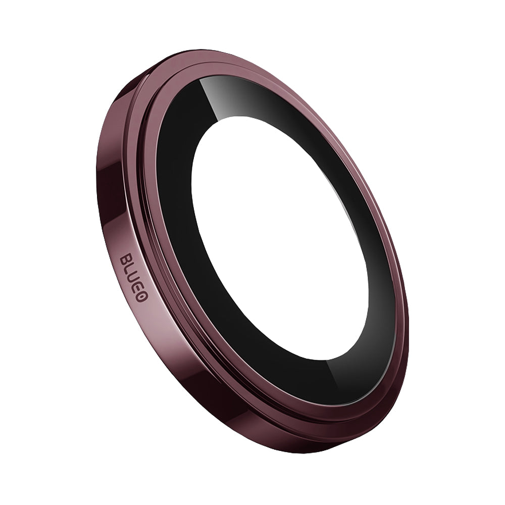 Blueo Sapphire Crystal beschermfolie voor de achtercamera van Apple iPhone 18 Pro / 18 Pro Max, gehard glas, bordeauxrood