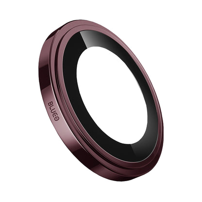 Blueo Sapphire Crystal beschermfolie voor de achtercamera van Apple iPhone 18 Pro / 18 Pro Max, gehard glas, bordeauxrood