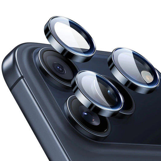 Beschermfolie Achtercamera ESR Armorite voor Apple iPhone 17 Pro Max / 17 Pro / 16 Pro Max / 16 Pro, Gehard Glas, Blauw