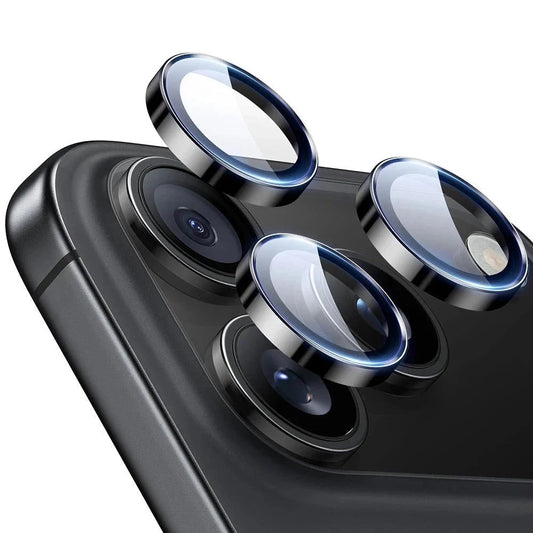 Beschermfolie Achtercamera ESR Armorite voor Apple iPhone 17 Pro Max, Gehard Glas, Set van 2 stuks, Zwart