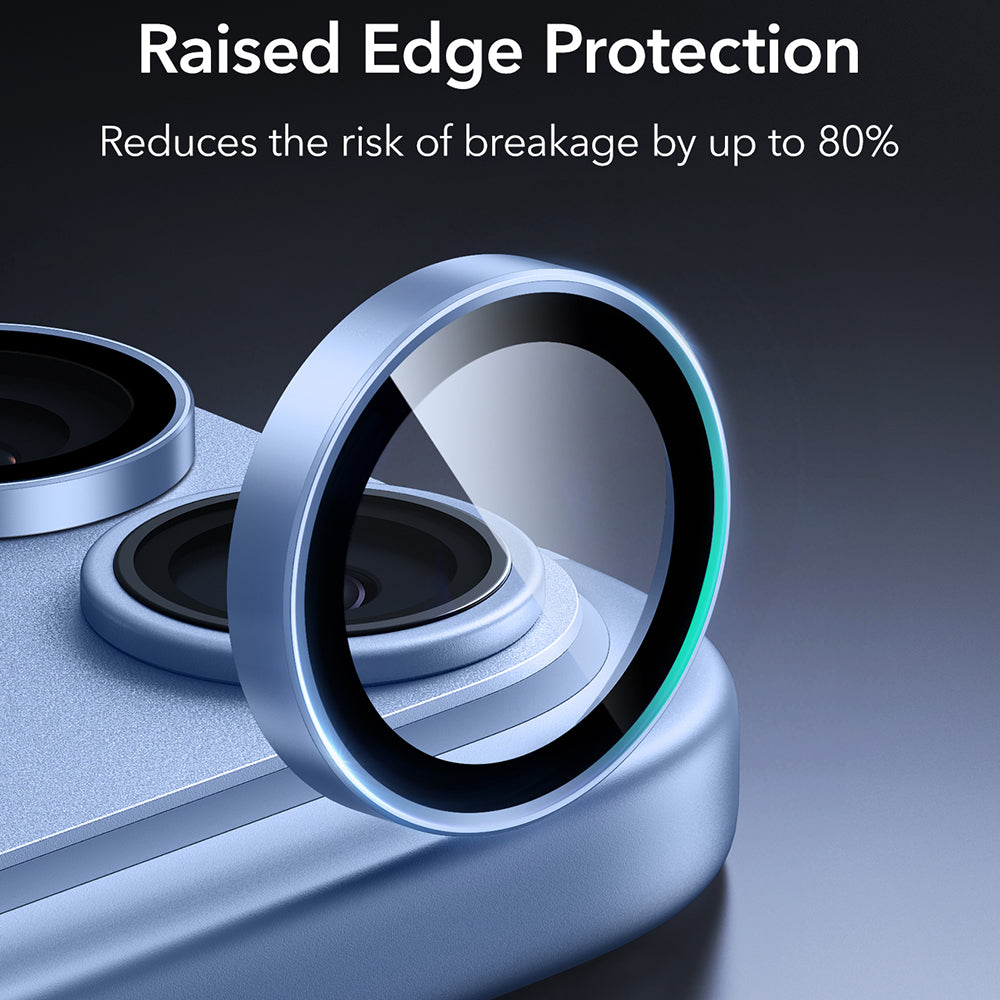 Beschermfolie Achtercamera ESR Armorite voor Apple iPhone 18 Pro / 18 Pro max, Gehard Glas, Blauw