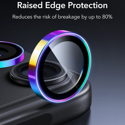 ESR Armorite Achtercamera Beschermfolie voor Apple iPhone 18 Pro / 18 Pro max, Gehard Glas, Multicolor