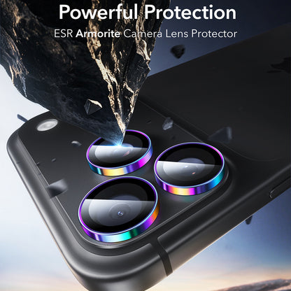 ESR Armorite Achtercamera Beschermfolie voor Apple iPhone 18 Pro / 18 Pro max, Gehard Glas, Multicolor