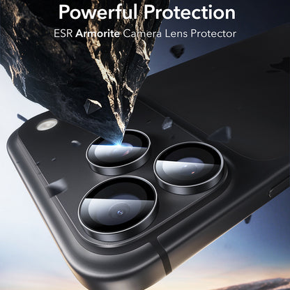 ESR Armorite Achtercamera Beschermfolie voor Apple iPhone 18 Pro / 18 Pro max, Gehard Glas, Set van 2 stuks, Zwart