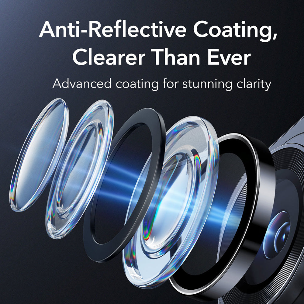 ESR Armorite Rear Camera Protector for Samsung Galaxy S26 Ultra S948, Tempered Glass, Black