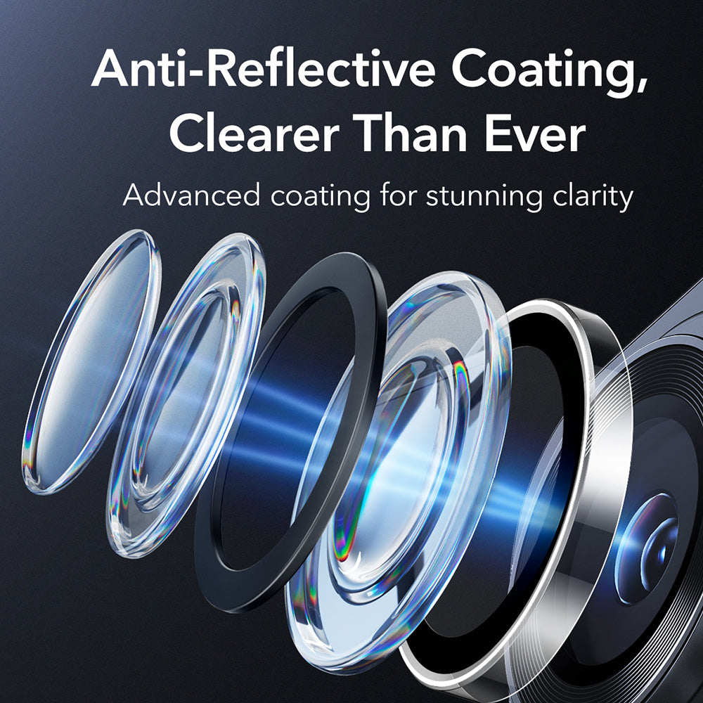 Beschermfolie Achtercamera ESR Armorite voor Samsung Galaxy S26 Ultra, Gehard Glas, Transparant