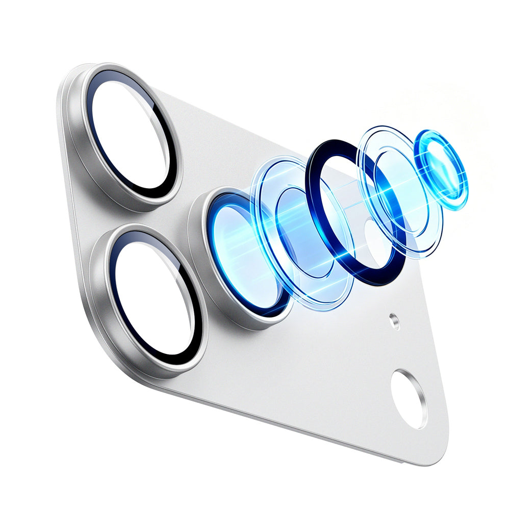 ESR Armorite Pro Achtercamera Beschermfolie voor Apple iPhone 18 Pro, Gehard Glas, Zilver