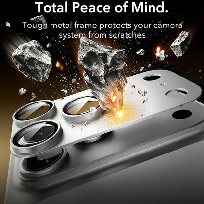 ESR Armorite Pro Achtercamera Beschermfolie voor Apple iPhone 18 Pro, Gehard Glas, Zilver
