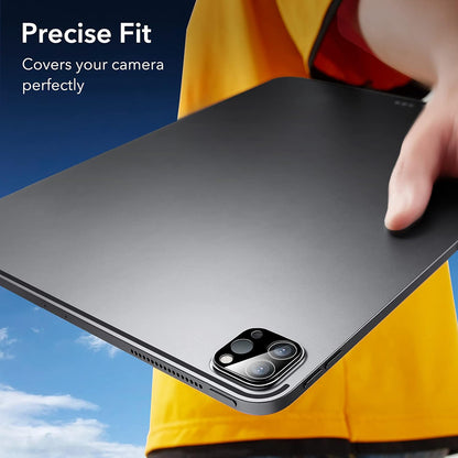 Beschermfolie Achtercamera ESR voor Apple iPad Pro 13 (2024) / Pro 11 (2022) / Pro 12.9 (2022), Gehard Glas, Set van 2 stuks, Zwart