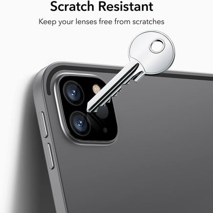 Beschermfolie Achtercamera ESR voor Apple iPad Pro 13 (2024) / Pro 11 (2022) / Pro 12.9 (2022), Gehard Glas, Set van 2 stuks, Zwart