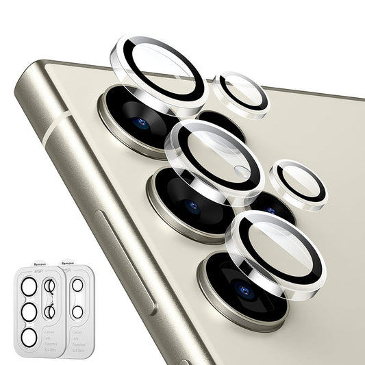 ESR Achtercamera Beschermfolie voor Samsung Galaxy S24 Ultra S928, Gehard Glas, Set van 2 Stuks, Transparant