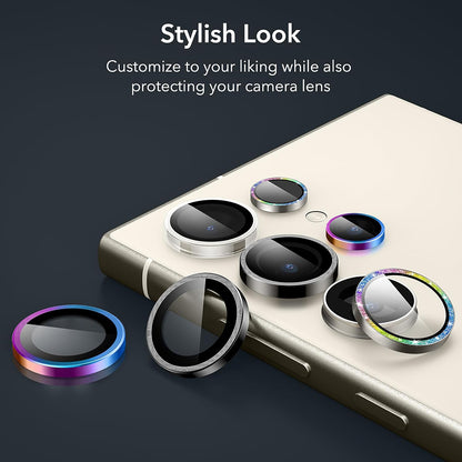 ESR Achtercamera Beschermfolie voor Samsung Galaxy S24 Ultra S928, Gehard Glas, Set van 2 Stuks, Transparant