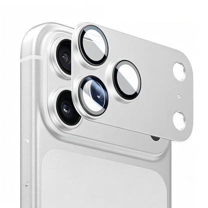 Beschermfolie Achtercamera Lito Crown Halo AR + AF voor Apple iPhone 18 Pro Max, Gehard Glas, Zilver